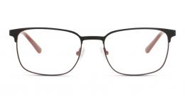 UNOFFICIAL Metall Rechteckig Schwarz/Rot Brille online; Brillengestell; Brillenfassung; Glasses; auch als Gleitsichtbrille