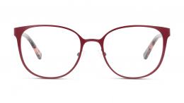 UNOFFICIAL Metall Schmetterling / Cat-Eye Dunkelrot/Grau Brille online; Brillengestell; Brillenfassung; Glasses; auch als Gleitsichtbrille