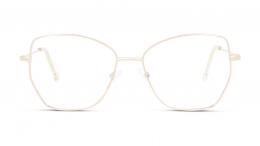 UNOFFICIAL Metall Schmetterling / Cat-Eye Goldfarben/Goldfarben Brille online; Brillengestell; Brillenfassung; Glasses; auch als Gleitsichtbrille
