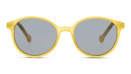 UNOFFICIAL polarisiert Kunststoff Panto Gelb/Gelb Sonnenbrille mit Sehstärke, verglasbar; Sunglasses; Black Friday