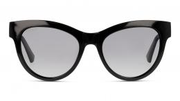 UNOFFICIAL polarisiert Kunststoff Schmetterling / Cat-Eye Schwarz/Schwarz Sonnenbrille mit Sehstärke, verglasbar; Sunglasses; auch als Gleitsichtbrille