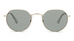 UNOFFICIAL polarisiert Metall Panto Goldfarben/Goldfarben Sonnenbrille mit Sehstärke, verglasbar; Sunglasses; auch als Gleitsichtbrille