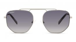 UNOFFICIAL polarisiert Metall Panto Silberfarben/Silberfarben Sonnenbrille mit Sehstärke, verglasbar; Sunglasses; auch als Gleitsichtbrille
