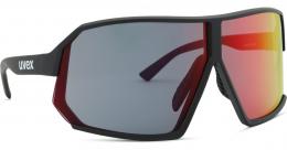 Uvex Sportstyle 237 Black Matt/Mir. Red S5330582216