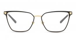 Versace 0VE1275 1433 Metall Panto Schwarz/Goldfarben Brille online; Brillengestell; Brillenfassung; Glasses; auch als Gleitsichtbrille