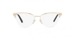 Versace 0VE1280 1252 Metall Schmetterling / Cat-Eye Goldfarben/Goldfarben Brille online; Brillengestell; Brillenfassung; Glasses; auch als Gleitsichtbrille