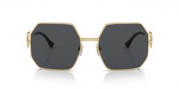 Versace 0VE2248 100287 Metall Irregular Goldfarben/Goldfarben Sonnenbrille mit Sehstärke, verglasbar; Sunglasses; auch als Gleitsichtbrille; Black Friday