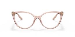 Versace 0VE3298B 5339 Kunststoff Panto Transparent/Rosa Brille online; Brillengestell; Brillenfassung; Glasses; auch als Gleitsichtbrille