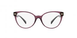 Versace 0VE3334 5220 Kunststoff Schmetterling / Cat-Eye Transparent/Lila Brille online; Brillengestell; Brillenfassung; Glasses; auch als Gleitsichtbrille