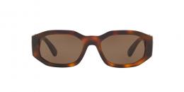 Versace 0VE4361 521773 Kunststoff Rechteckig Havana/Havana Sonnenbrille mit Sehstärke, verglasbar; Sunglasses; auch als Gleitsichtbrille