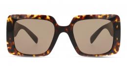 Versace 0VE4405 108/73 Kunststoff Rechteckig Havana/Braun Sonnenbrille mit Sehstärke, verglasbar; Sunglasses; auch als Gleitsichtbrille