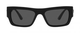 Versace 0VE4416U GB1/87 Kunststoff Rechteckig Schwarz/Schwarz Sonnenbrille mit Sehstärke, verglasbar; Sunglasses; auch als Gleitsichtbrille