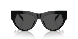 Versace 0VE4440U GB1/87 Kunststoff Irregular Schwarz/Schwarz Sonnenbrille mit Sehstärke, verglasbar; Sunglasses; auch als Gleitsichtbrille
