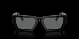 Versace 0VE4459 GB1/87 Kunststoff Rechteckig Schwarz/Schwarz Sonnenbrille mit Sehstärke, verglasbar; Sunglasses; auch als Gleitsichtbrille