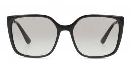 Vogue 0VO5353S W44/11 Kunststoff Panto Schwarz/Schwarz Sonnenbrille mit Sehstärke, verglasbar; Sunglasses; auch als Gleitsichtbrille